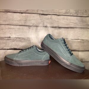 Vans Old Skool Off the Wall Darkest Spruce Sneaker PreOwned Mens 5.5
